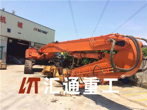 挖掘機(jī)打樁臂、打樁臂、打樁錘、挖掘機(jī)打樁臂廠家