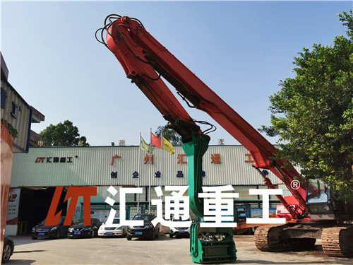 挖掘機(jī)打樁臂、打樁臂、打樁錘、挖掘機(jī)打樁臂廠家