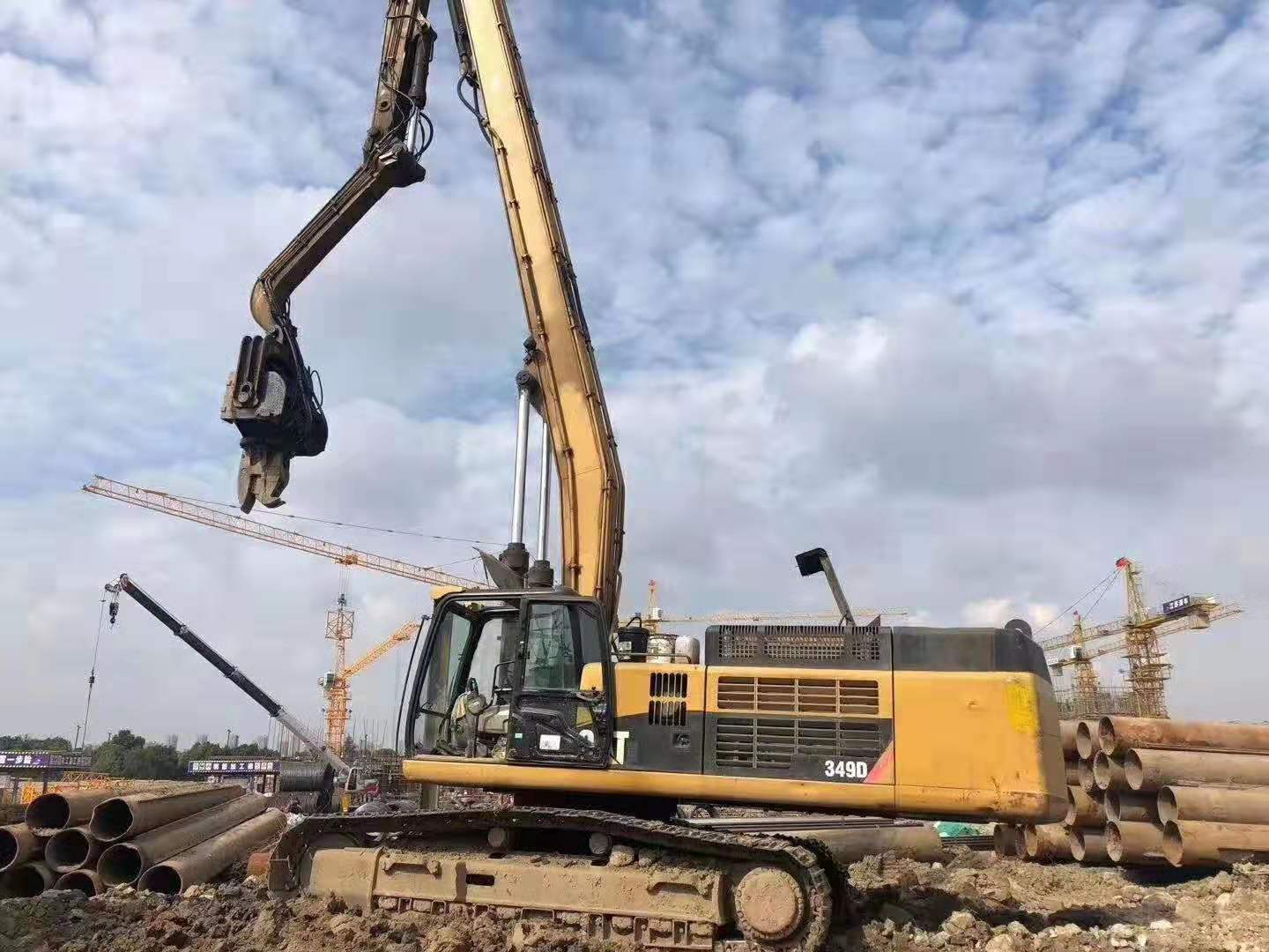 挖掘機(jī)打樁臂、打樁臂、打樁錘、挖掘機(jī)打樁臂廠家