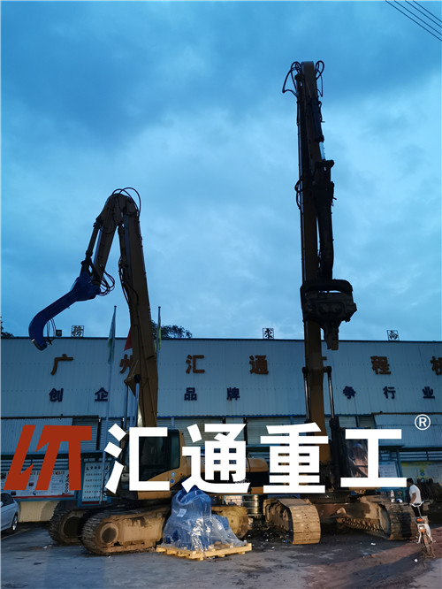 挖掘機(jī)打樁臂、打樁臂、打樁錘、挖掘機(jī)打樁臂廠家