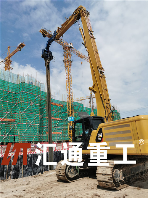 挖掘機(jī)打樁臂、打樁臂、打樁錘、挖掘機(jī)打樁臂廠家